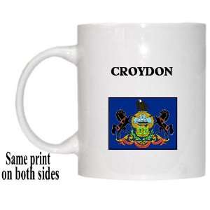    US State Flag   CROYDON, Pennsylvania (PA) Mug 