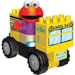  Sesame Street Neighborhood Collection School Bus Toys 