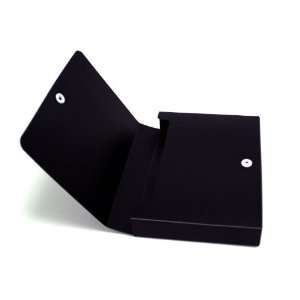  Black Poly Photo Box with Snap Button Lock, Storage for 72 