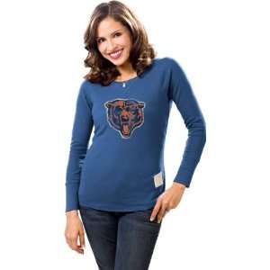  Chicago Bears Womens Retro Sport Bigger Better Retro Logo Thermal 