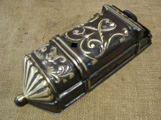 Vintage Brass Mailbox  Old Antique Gothic Iron Mail Box EXTREMELY 