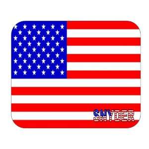  US Flag   Snyder, Texas (TX) Mouse Pad 