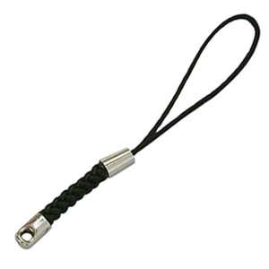  12 pcs Black Cord Loop with Alloy Findings and Nylon Cord; Size 
