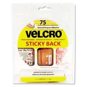  Velcro® Sticky Back® Hook & Loop Fasteners ROLL,DOT,75 