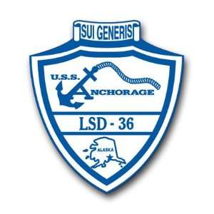  US Navy Ship USS Anchorage LSD 36 Decal Sticker 3.8 6 