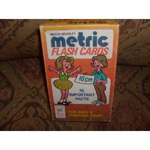  Vintage 1977 Metric Flash Card Set #4724 Toys & Games