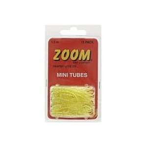 Zoom Hollowbodytube 1.5 inch Fishing Lures 15 Pack Chartreuse
