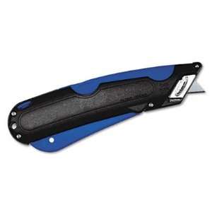  COSCO Blue/Black Box Cutter Knife with Shielded Blade 