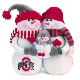  Ohio State Buckeyes Plush Snowman Family Sports 