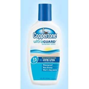  Coppertone SPF 15 Ultra Guard Sunscreen Lotion 8 Oz 