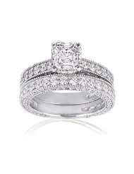 Jewelry Wedding & Engagement Rings Bridal Sets VVS1   VVS2 