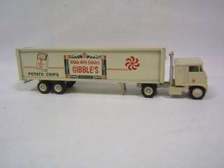   gibble s potato chips tractor trailer very good condition white