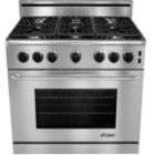   36 in. Freestanding Gas Range for High Altitude Liquid Propane