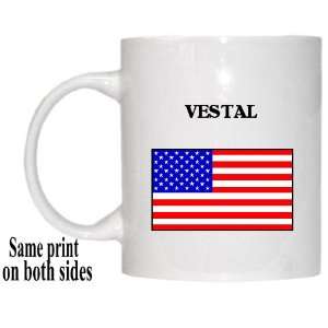  US Flag   Vestal, New York (NY) Mug 
