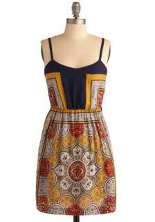 Dutch Treat Dress  Mod Retro Vintage Printed Dresses  ModCloth