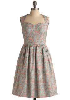   Jenny Hart Dress  Mod Retro Vintage Printed Dresses  ModCloth