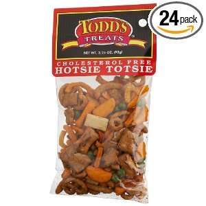 Todds Treats Hotsie Totsie, 3.25 Ounce Bags (Pack of 24)  