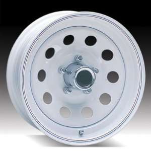 12 x 4 White Painted Modular Trailer Wheel 5 on 4.50 Automotive