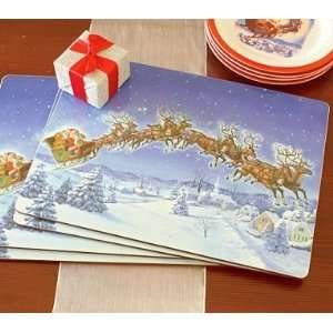   Barn Kids The Night Before Christmas Cork Placemats