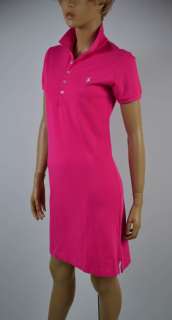 Ralph Lauren Medium NWT Hot Pink Polo Dress/White Pony  