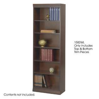 Safco Products Safco 1582WL Baby Bookcase Trim Kit, 24W Walnut at 