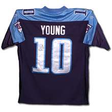 Mounted Memories Tennessee Titans Vince Young Autographed Jersey 
