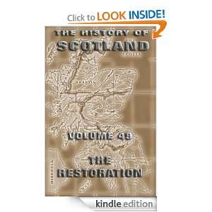 The History Of Scotland Volume 49 The Restoration (German Edition 
