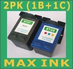 HP 27/28 33ml Black & Color Ink Cartridge C8727 C8728  