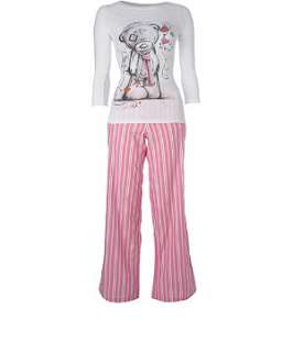 Pink (Pink) Me To You Necktie Pyjamas  204212770  New Look