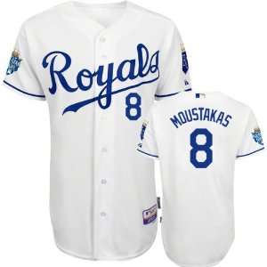  Kansas City Royals Authentic Mike Moustakas Home Cool Base 