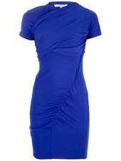 CARVEN   JERSEY RUCHED DRESS