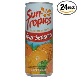 Sun Tropics Four Seasons juices, 8 Ounce Cans (Pack of 24)  