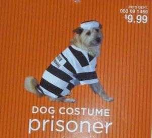 Halloween Pet Costume for your Dog   Prisoner NEW  