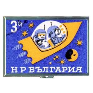 Russia Retro Space 1950s ID Holder, Cigarette Case or Wallet MADE IN 