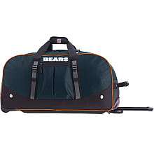 Athalon Chicago Bears 29 Inch Duffle Bag with Wheels   