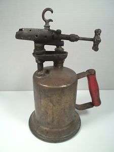 Early VTG Antique Clayton & Lambert Brass Blow Torch  