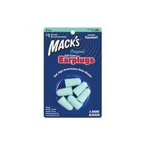  Macks Original SafeSound® Ear Plugs   3 pair Blister 
