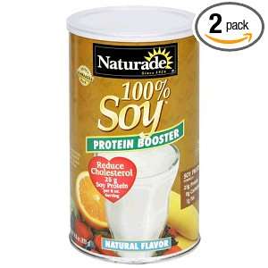 Naturade 100% Soy Protein Booster, Natural Flavor , 14.8 Ounces (420 g 