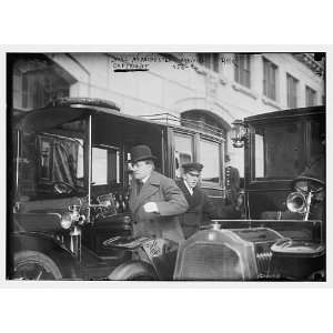  Duke of Manchester coming from his auto,New York