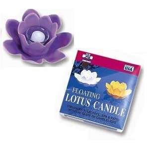  Floating Lotus Candle Light, All Lavender Patio, Lawn 