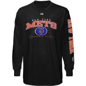   York Mets Black Classic Contest Long Sleeve T shirt
