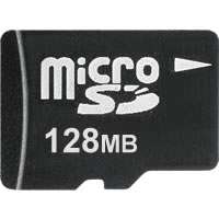128MB microSD (Secure Digital) TransFlash Card (BSU)  