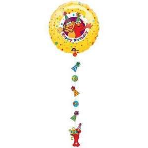    24 Sesame Street Birthday Drop A Line Balloon Toys & Games