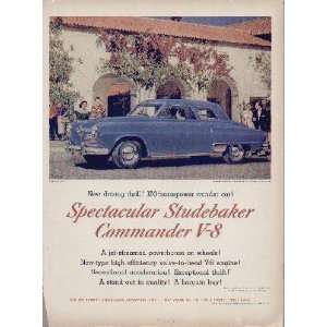  1951 Studebaker Commander V 8 Ad by Paul Hesse, A4248A 