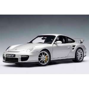  Porsche 911 (997) GT2 1/18 Silver Toys & Games