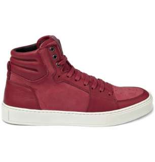   Sneakers  High top sneakers  Suede and Leather High Top Sneakers
