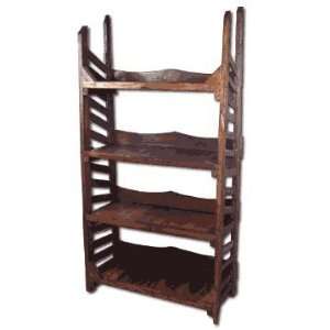  Jacobs Ladder Teak Wood Bookcase Small