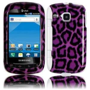 Samsung DoubleTime i857 Hard Design Case Cover Protector   Purple 