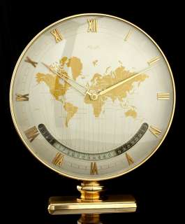 THE MOST EXCLUSIVE KIENZLE DESK TABLE CLOCK GLOBAL WORLD CLOCK GERMANY 