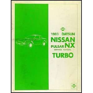  1983 Datsun Nissan Pulsar NX Turbo Repair Shop Manual 